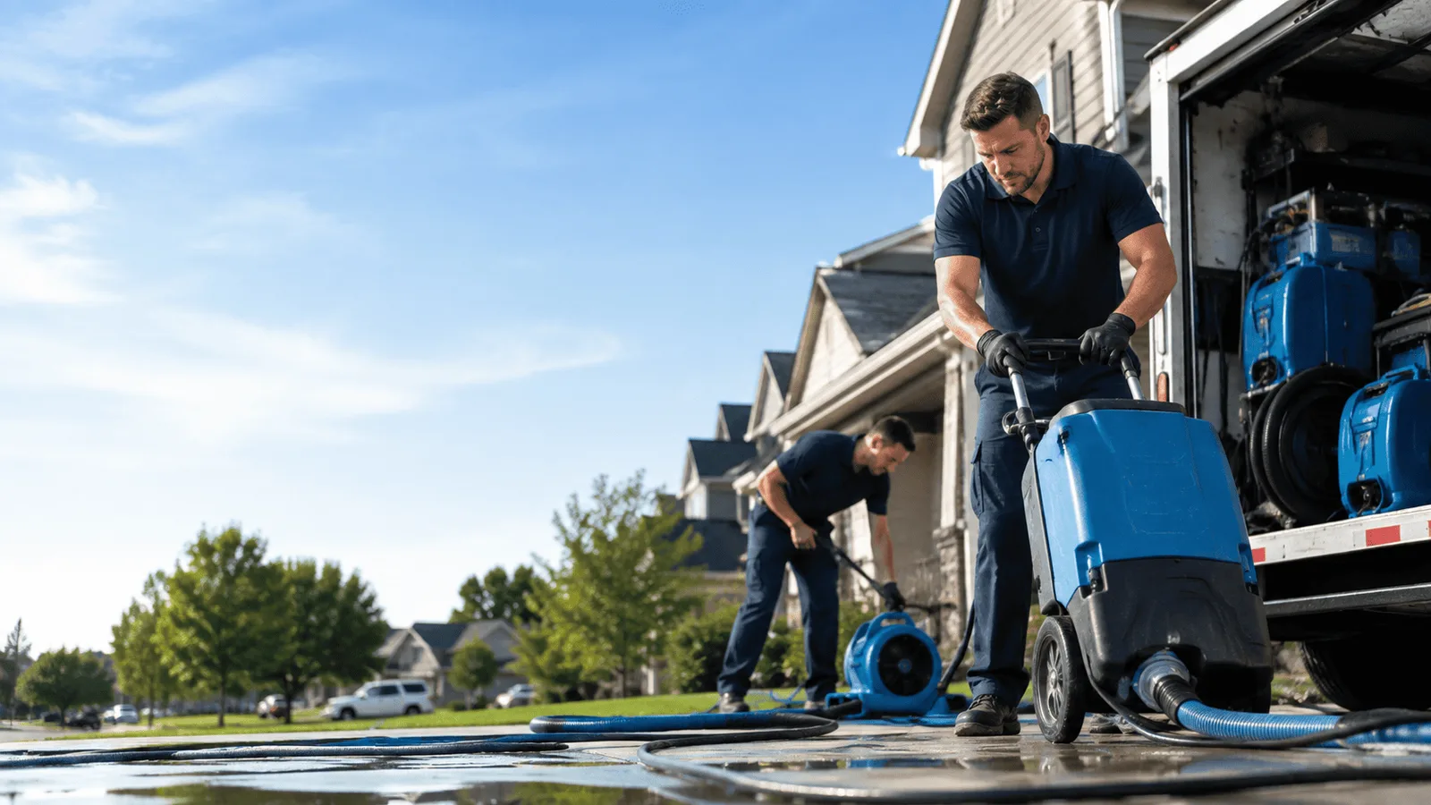 Structural Drying being performed in Country Club Hills, IL